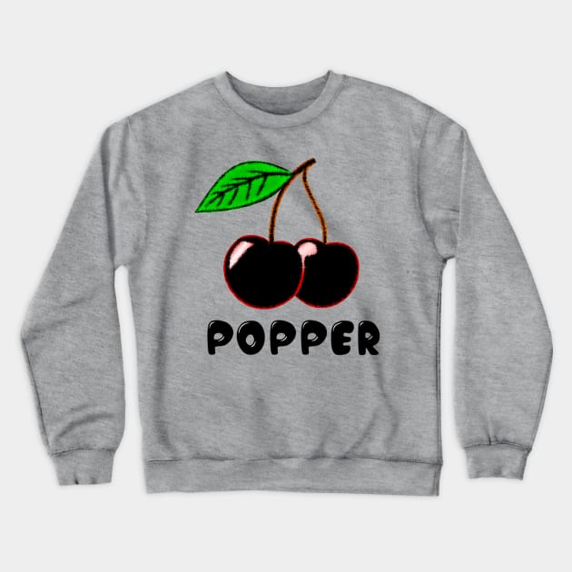 Cherry Popper Crewneck Sweatshirt by JasonLloyd